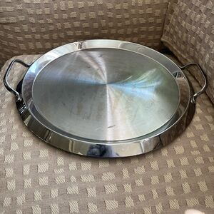 Demeyere Stainless Steel 15 inch Griddle Comal pan Made in Belgium